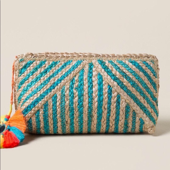 Francesca's Collections Bags New With Tags Francescas Straw Clutch